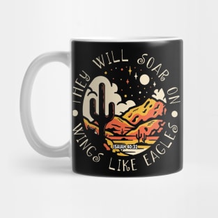 They Will Soar On Wings Like Eagles Mountains & Moons Mug